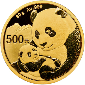2019年30g熊貓金幣