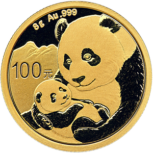 2019年8g熊貓金幣