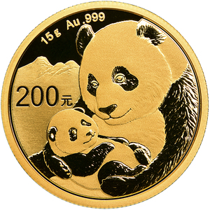 2019年15g熊貓金幣