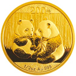 2009年1/2oz熊貓金幣