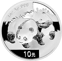 2008年1oz熊貓銀幣