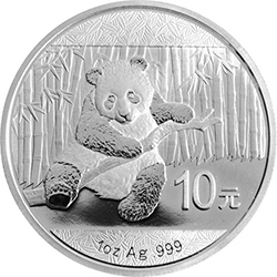 2014年1oz熊貓銀幣