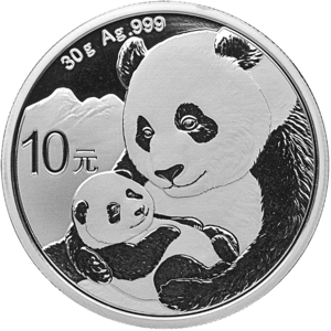 2019年30g熊貓銀幣