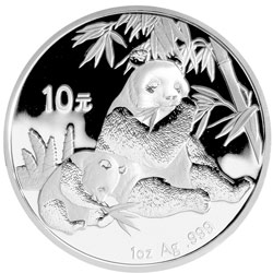 2007年1oz熊貓銀幣
