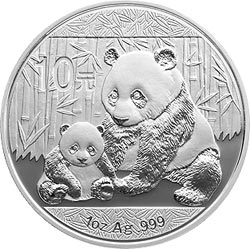 2012年1oz熊貓銀幣