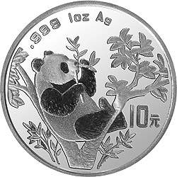 1995年1oz熊貓銀幣
