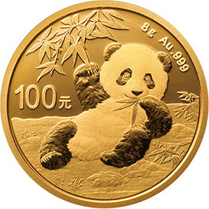 2020年8克熊貓金幣