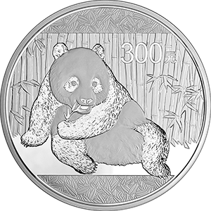 2015年1公斤熊貓銀幣