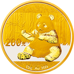 2017年15g熊貓金幣