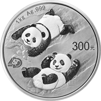 2022年1KG熊貓銀幣