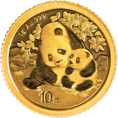 2024年熊貓金幣1克