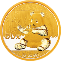 2017年3g熊貓金幣