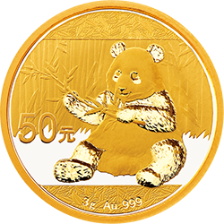 2017年3g熊貓金幣