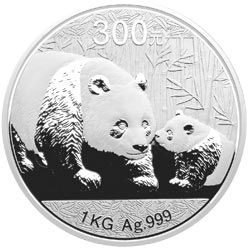 2011年1Kg熊貓銀幣