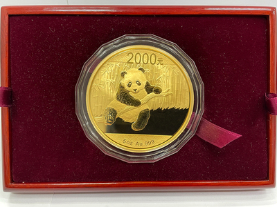 2014年5oz熊貓精製金幣