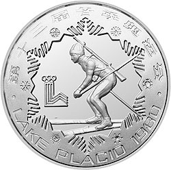 1980年第13屆冬奧會銀幣