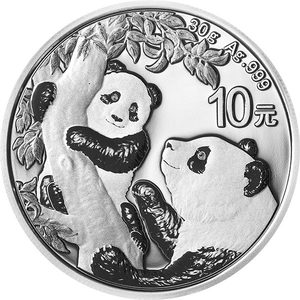 2021年30g熊猫銀幣