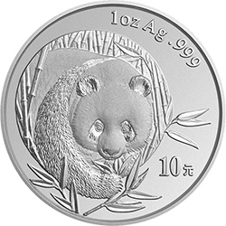 2003年1oz熊貓銀幣
