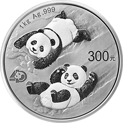 2022年1KG熊貓銀幣