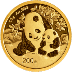 2024年熊貓金幣15克
